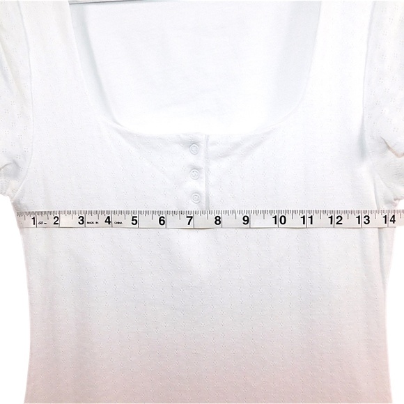 Skin Organic White Cotton Nightdress – Size 2 (Made in Peru) - Picture 7 of 11